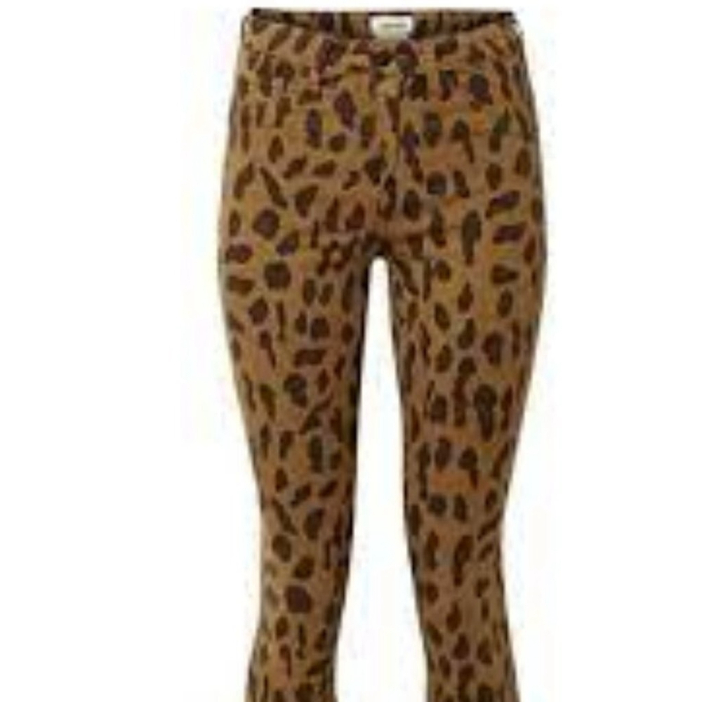 NWT L'AGENCE Margot High Rise Skinny Jeans Animal Print Size 2 (25) - Picture 2 of 6